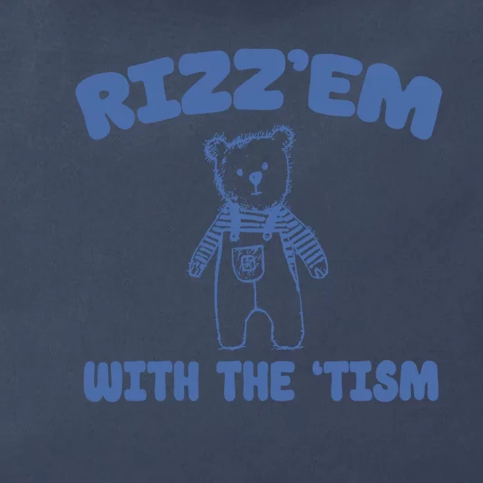 Rizzem With The Tism Zip Tote Bag