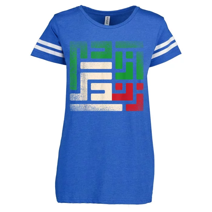 RISE WITH THE WOMEN OF IRAN  life freedom Enza Ladies Jersey Football T-Shirt