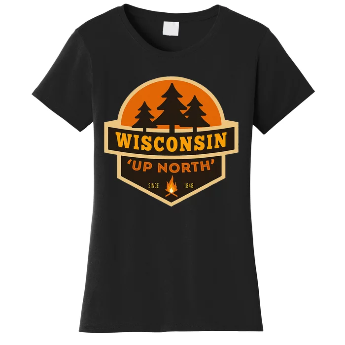 Retro Wisconsin Up North Women's T-Shirt