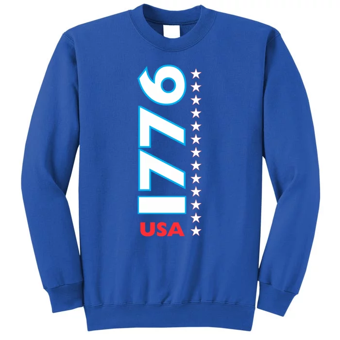 Revolutionary War Usa Patriotic Parade Day Route Funny Gift Tall Sweatshirt