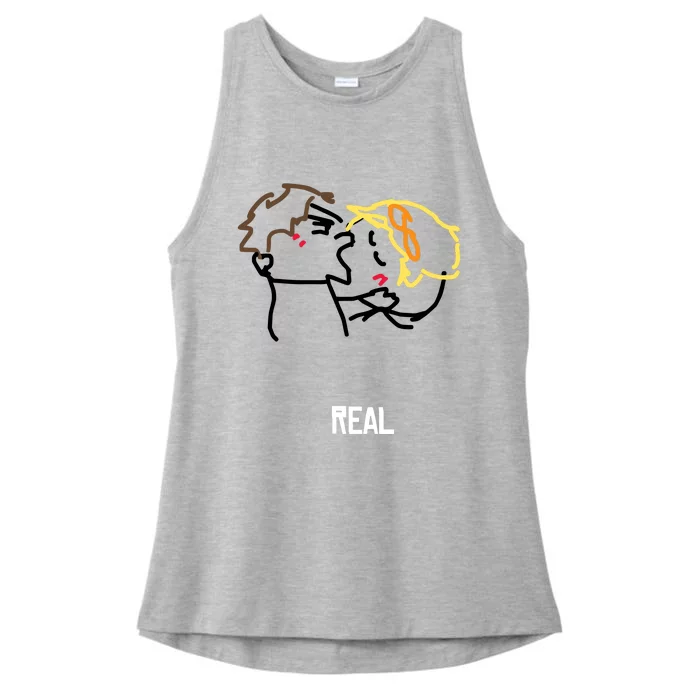 Real Winner Vanta Ladies Tri-Blend Wicking Tank