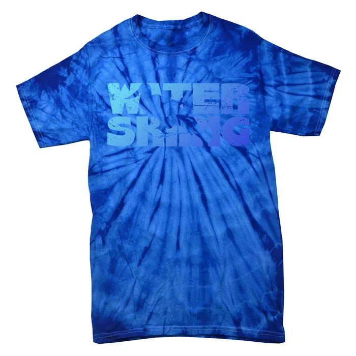 Retro Waterskiing Vintage Water Ski Skiing Sport Waterski Cute Gift Tie-Dye T-Shirt