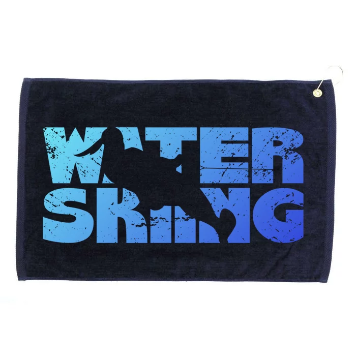 Retro Waterskiing Vintage Water Ski Skiing Sport Waterski Cute Gift Grommeted Golf Towel