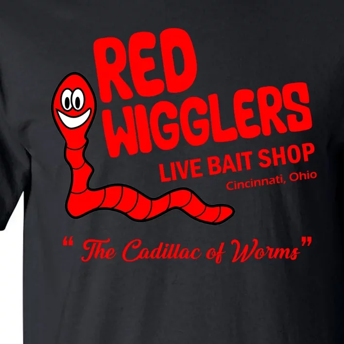 Red Wigglers WKRP In Cincinnati Tall T-Shirt