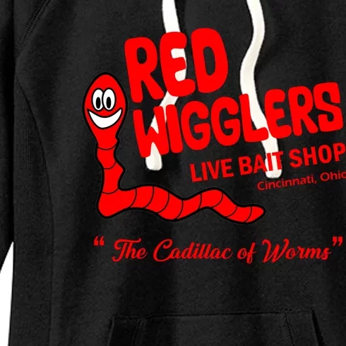 Red Wigglers WKRP In Cincinnati Women's Fleece Hoodie