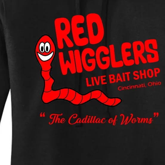 Red Wigglers WKRP In Cincinnati Women's Pullover Hoodie