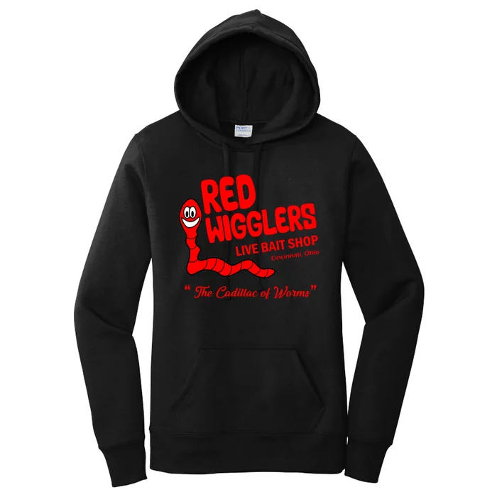 Red Wigglers WKRP In Cincinnati Women's Pullover Hoodie