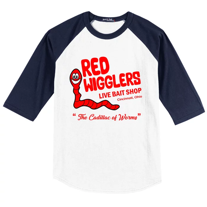 Red Wigglers WKRP In Cincinnati Baseball Sleeve Shirt