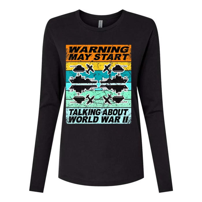 Retro World War 2 Memorabilia World War Ii Ww2 Gear Womens Cotton Relaxed Long Sleeve T-Shirt