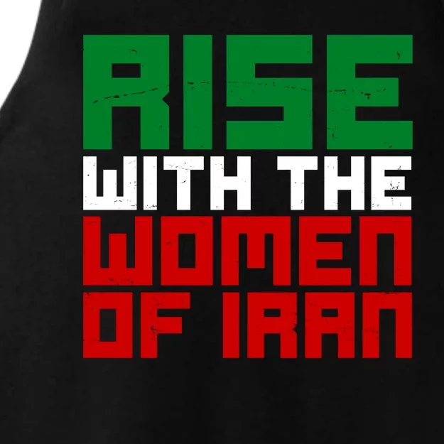 Rise With Women Of Iran Ladies Tri-Blend Wicking Tank