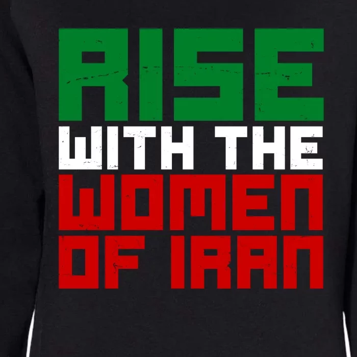 Rise With Women Of Iran Womens California Wash Sweatshirt