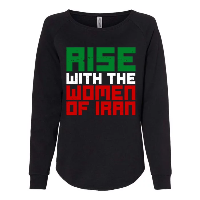 Rise With Women Of Iran Womens California Wash Sweatshirt