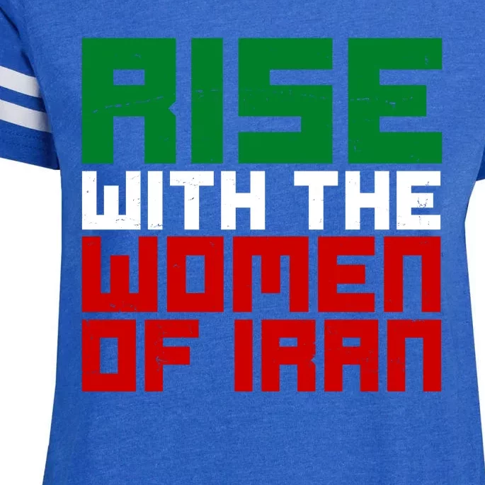 Rise With Women Of Iran Enza Ladies Jersey Football T-Shirt