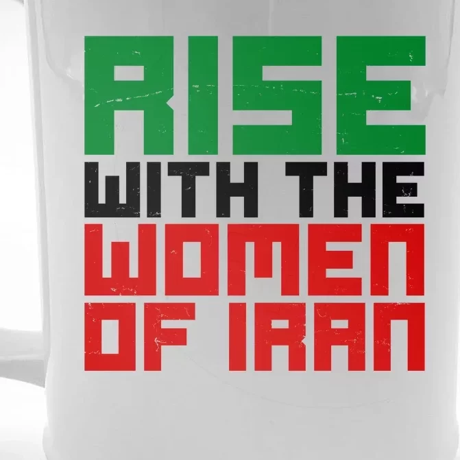 Rise With Women Of Iran Front & Back Beer Stein