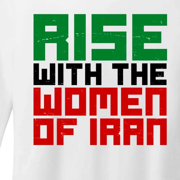 Rise With Women Of Iran Womens CVC Long Sleeve Shirt