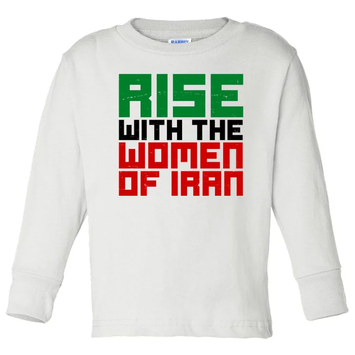 Rise With Women Of Iran Toddler Long Sleeve Shirt