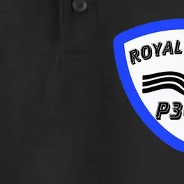 Royal West Wavey Blue P365 Hip Hop Dry Zone Grid Performance Polo