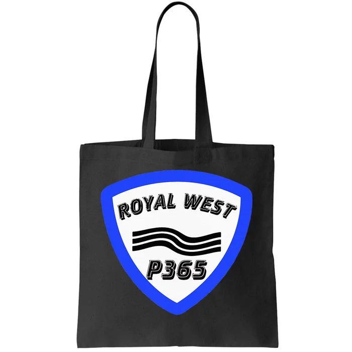 Royal West Wavey Blue P365 Hip Hop Tote Bag