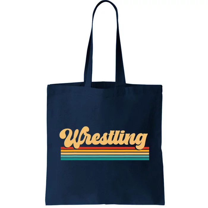 Retro Wrestling Wrestling Tote Bag