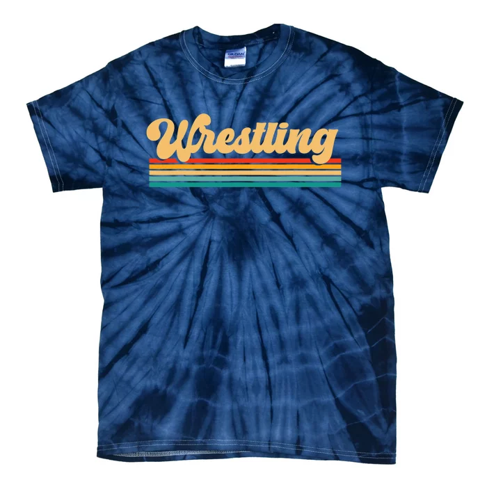 Retro Wrestling Wrestling Tie-Dye T-Shirt