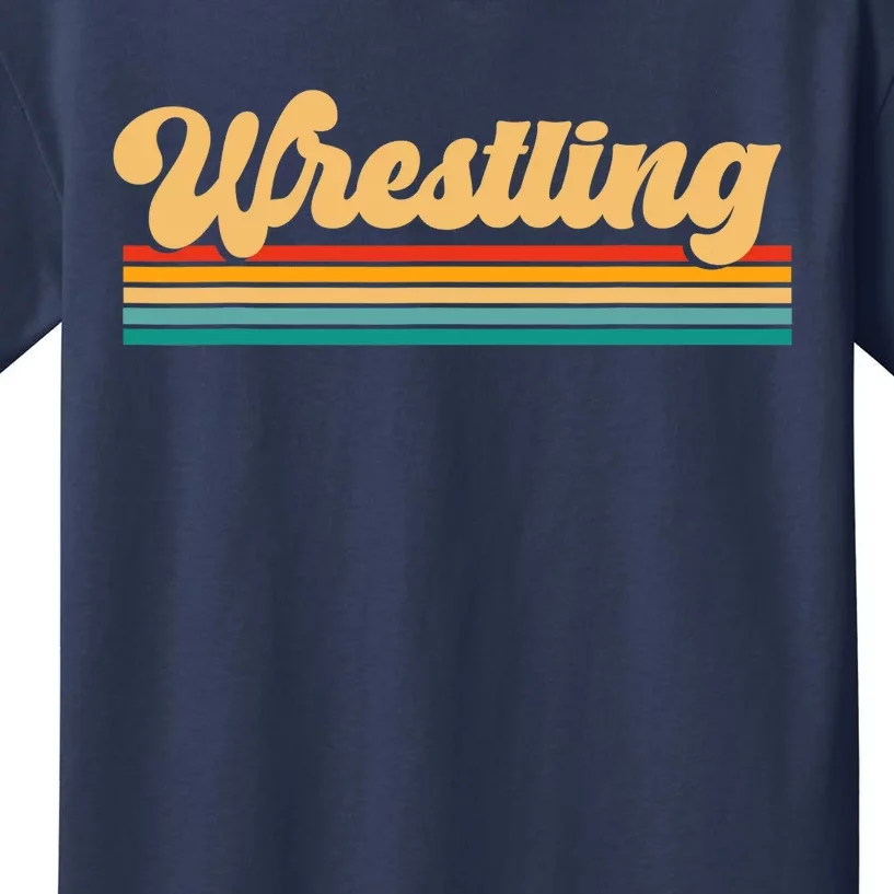 Retro Wrestling Wrestling Kids T-Shirt