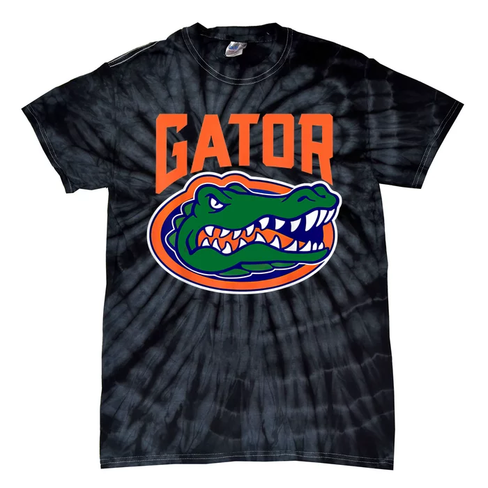 Retro We WonT Back Down Blue And Orange Gator Tie-Dye T-Shirt