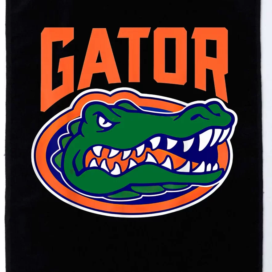 Retro We WonT Back Down Blue And Orange Gator Platinum Collection Golf Towel