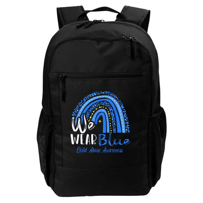 Rainbow We Wear Child Abuse Awareness Daily Commute Backpack