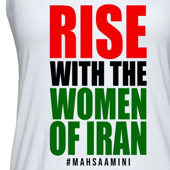 Rise With Women Of Iran Masha Amini Ladies Essential Flowy Tank