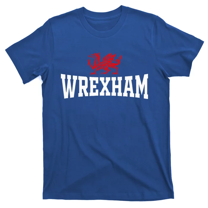 Retro Wrexham Wales Red Dragon Wrecsam T-Shirt