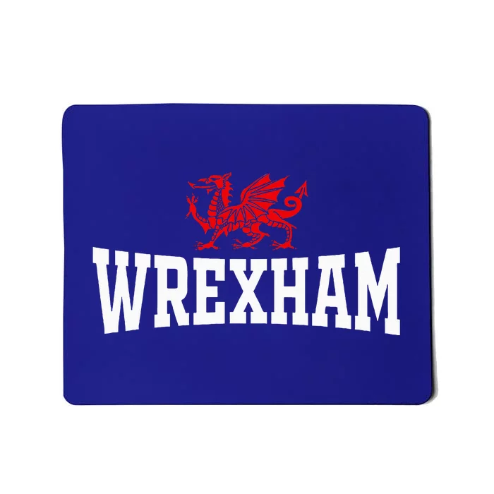 Retro Wrexham Wales Red Dragon Wrecsam Mousepad