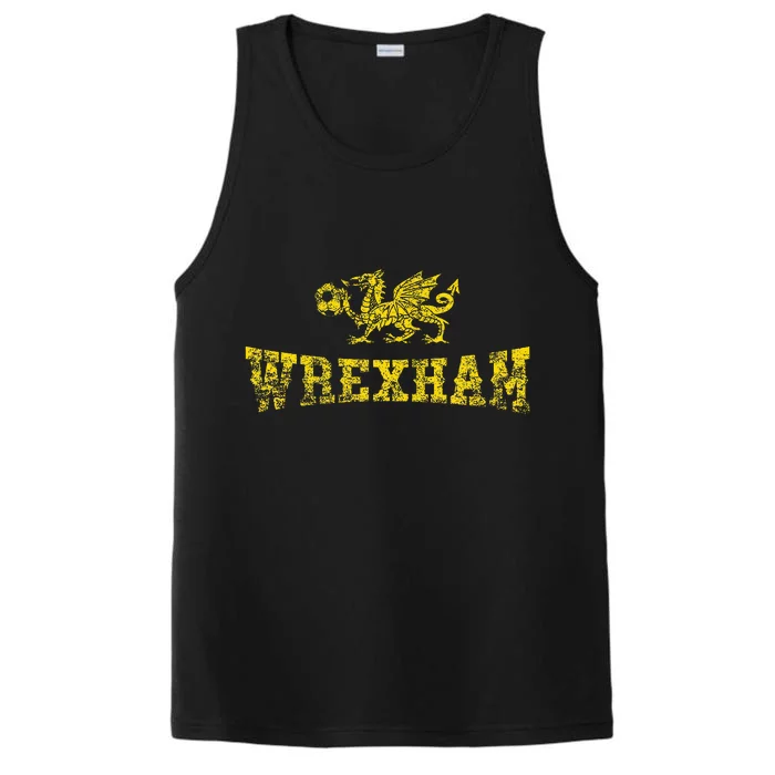 Retro Wrexham Wales Soccer Jersey Welsh Red Dragon Performance Tank