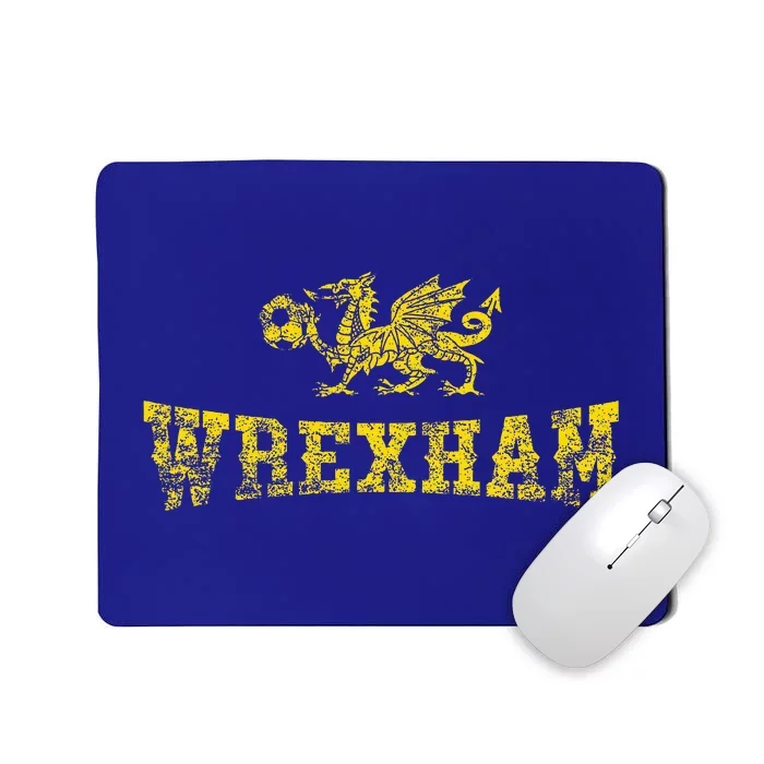 Retro Wrexham Wales Soccer Jersey Welsh Red Dragon Mousepad