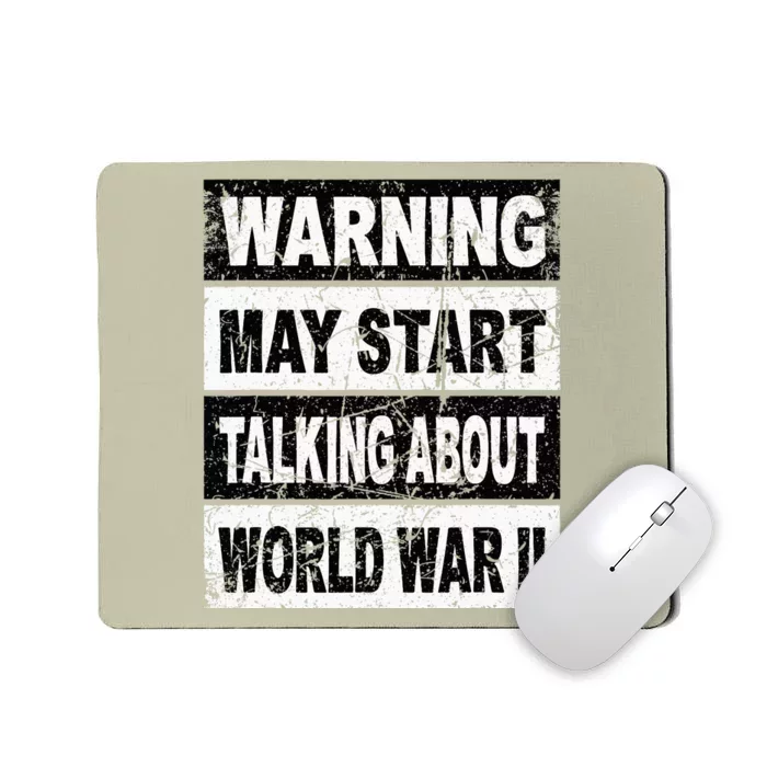 Retro World War Two Ww2 History Teacher Mousepad