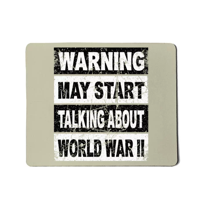 Retro World War Two Ww2 History Teacher Mousepad