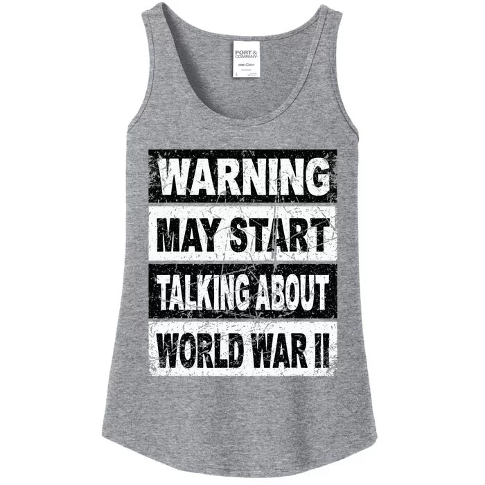 Retro World War Two Ww2 History Teacher Ladies Essential Tank