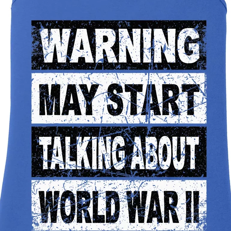 Retro World War Two Ww2 History Teacher Ladies Essential Tank