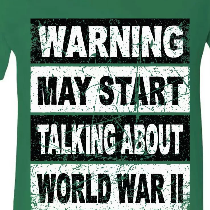 Retro World War Two Ww2 History Teacher V-Neck T-Shirt