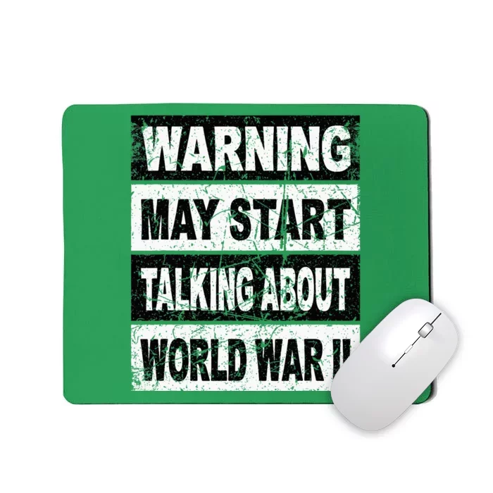 Retro World War Two Ww2 History Teacher Mousepad