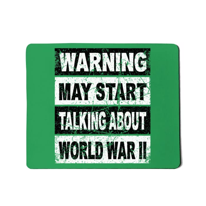 Retro World War Two Ww2 History Teacher Mousepad