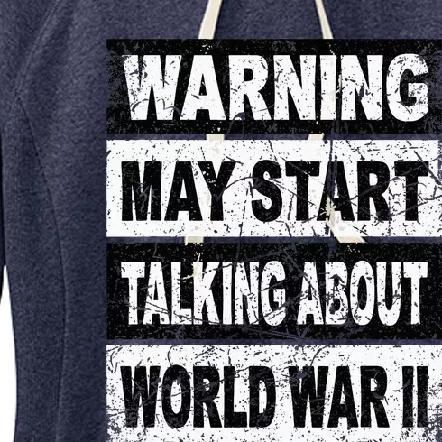 Retro World War Two Ww2 History Teacher Women's Fleece Hoodie