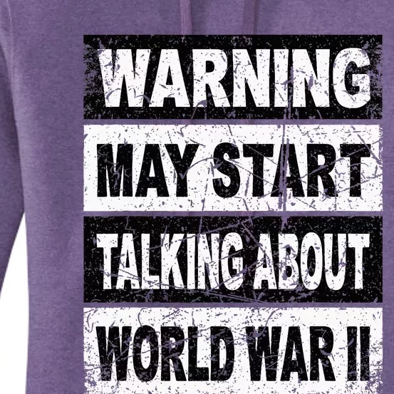 Retro World War Two Ww2 History Teacher Women's Pullover Hoodie