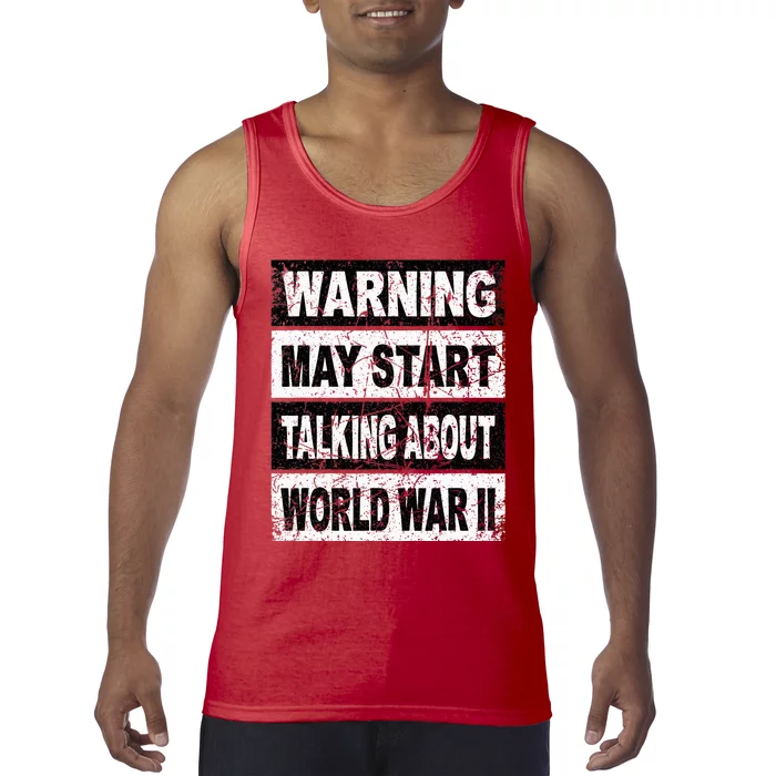 Retro World War Two Ww2 History Teacher Tank Top