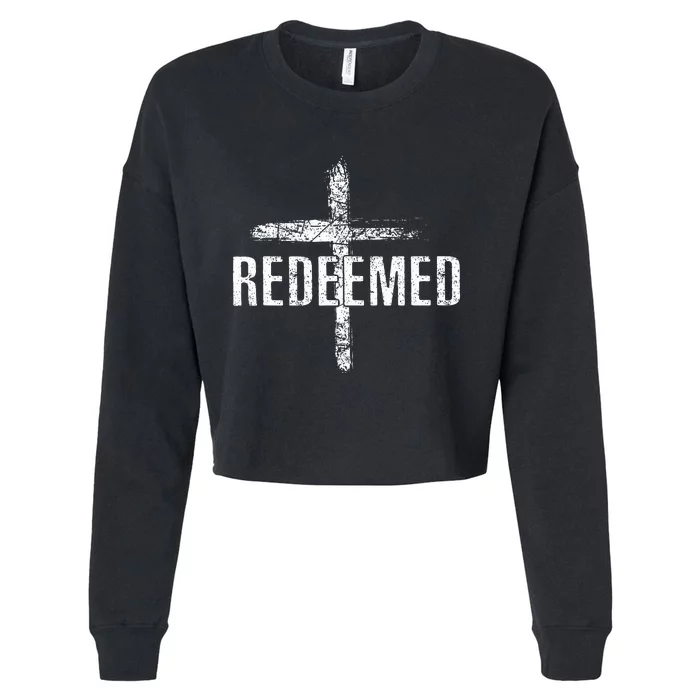 Redeemed X Christian Cropped Pullover Crew