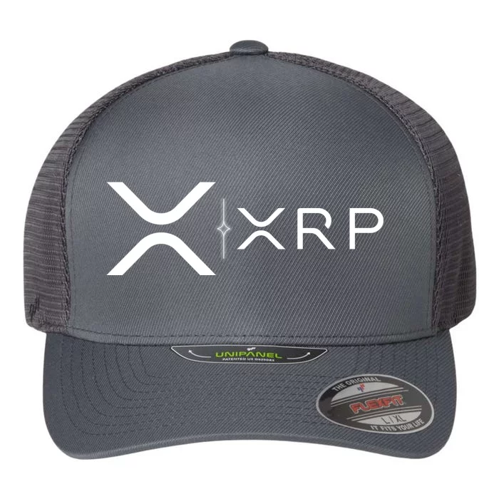 Ripple Xrp Coin Flexfit Unipanel Trucker Cap