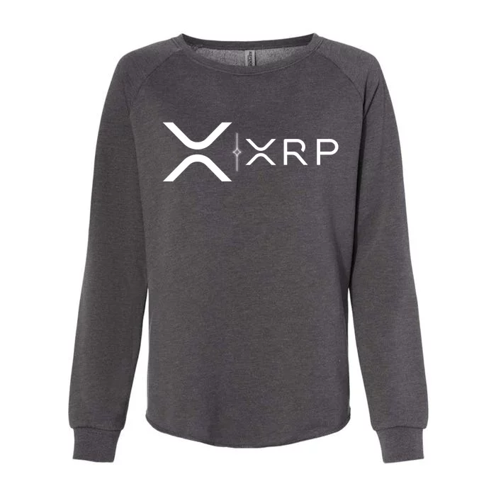 Ripple Xrp Coin Womens California Wash Sweatshirt