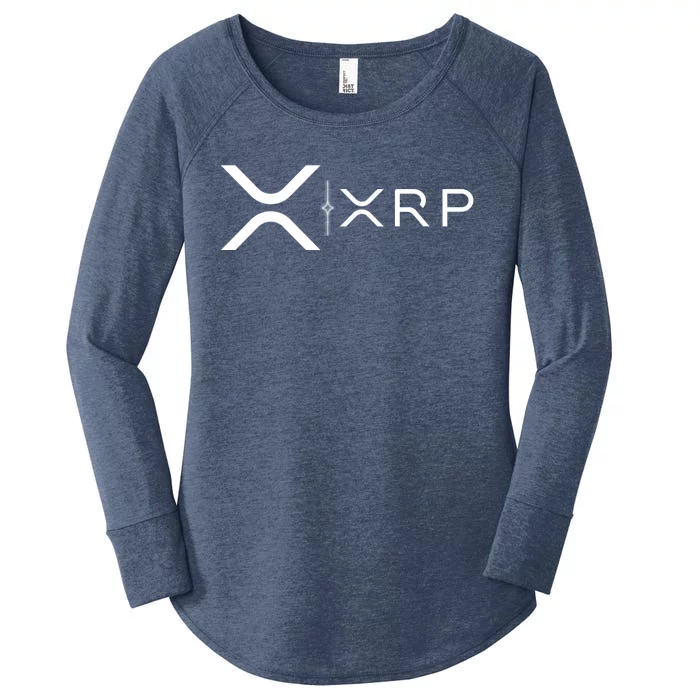 Ripple Xrp Coin Women's Perfect Tri Tunic Long Sleeve Shirt