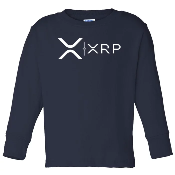 Ripple Xrp Coin Toddler Long Sleeve Shirt