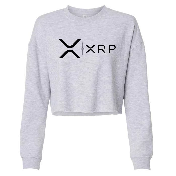 Ripple Xrp Coin Cropped Pullover Crew