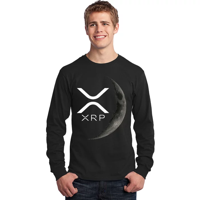 Ripple Xrp Moon Long Sleeve Shirt